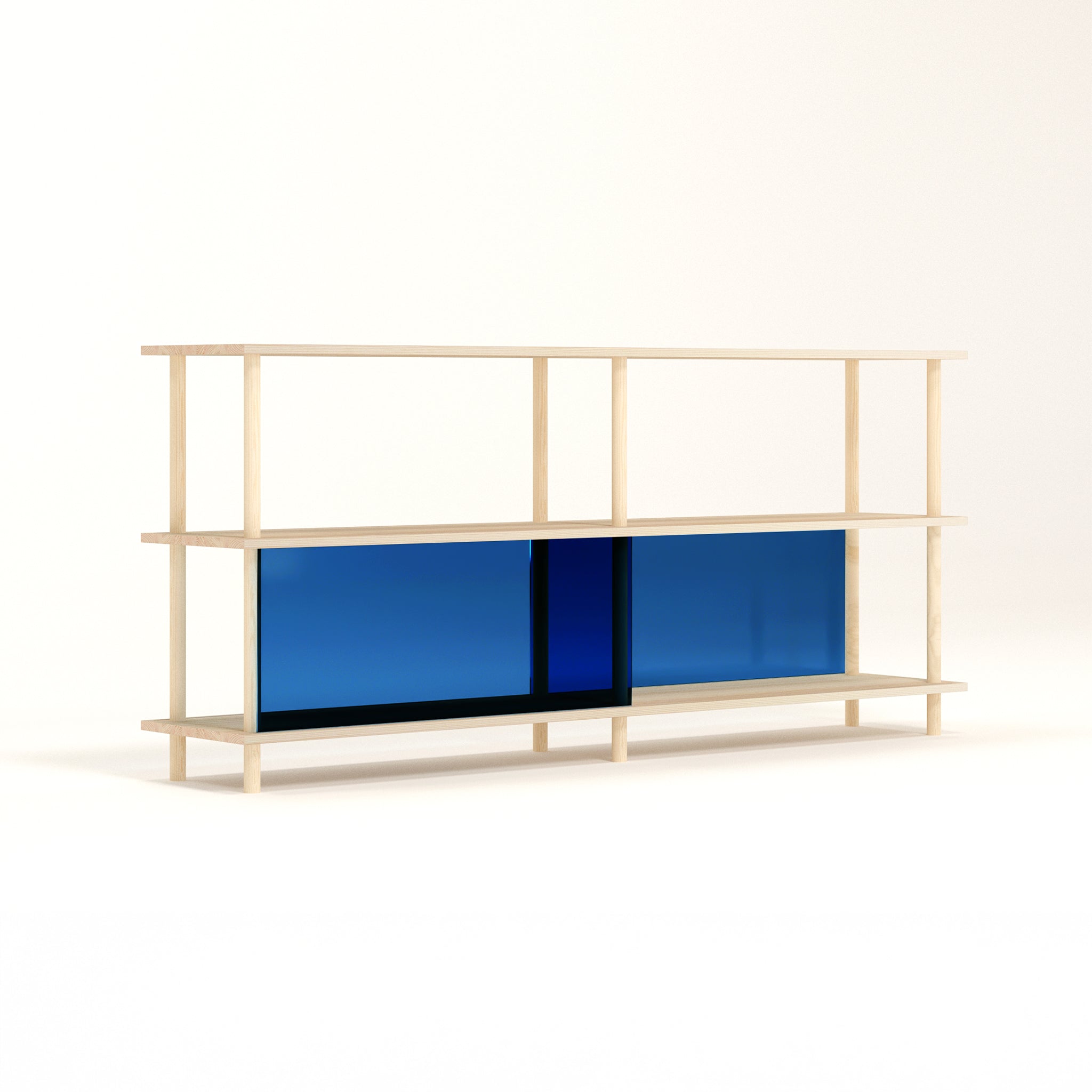 3-stöckiges Plexiglas-Regal