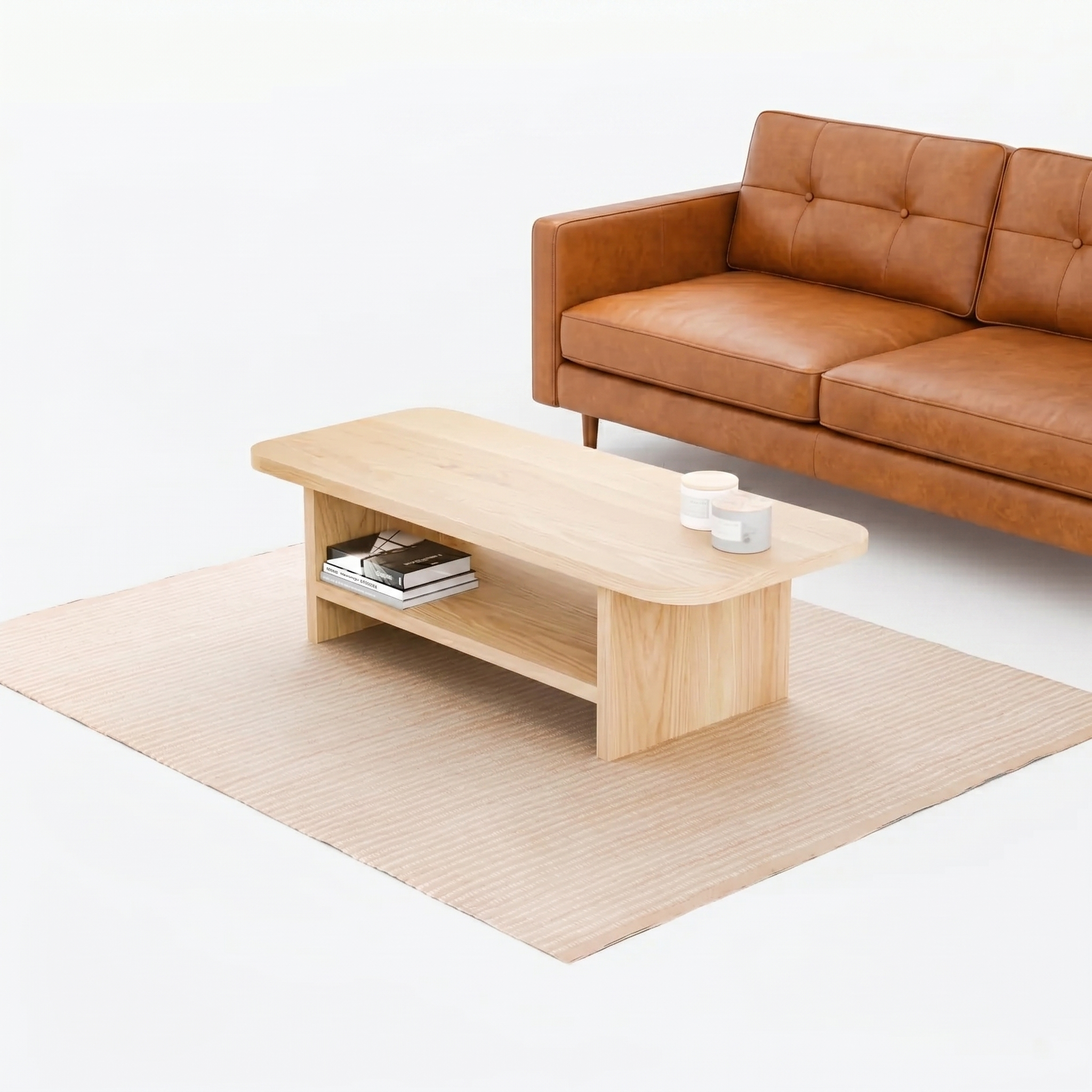 Couchtisch aus Massivholz