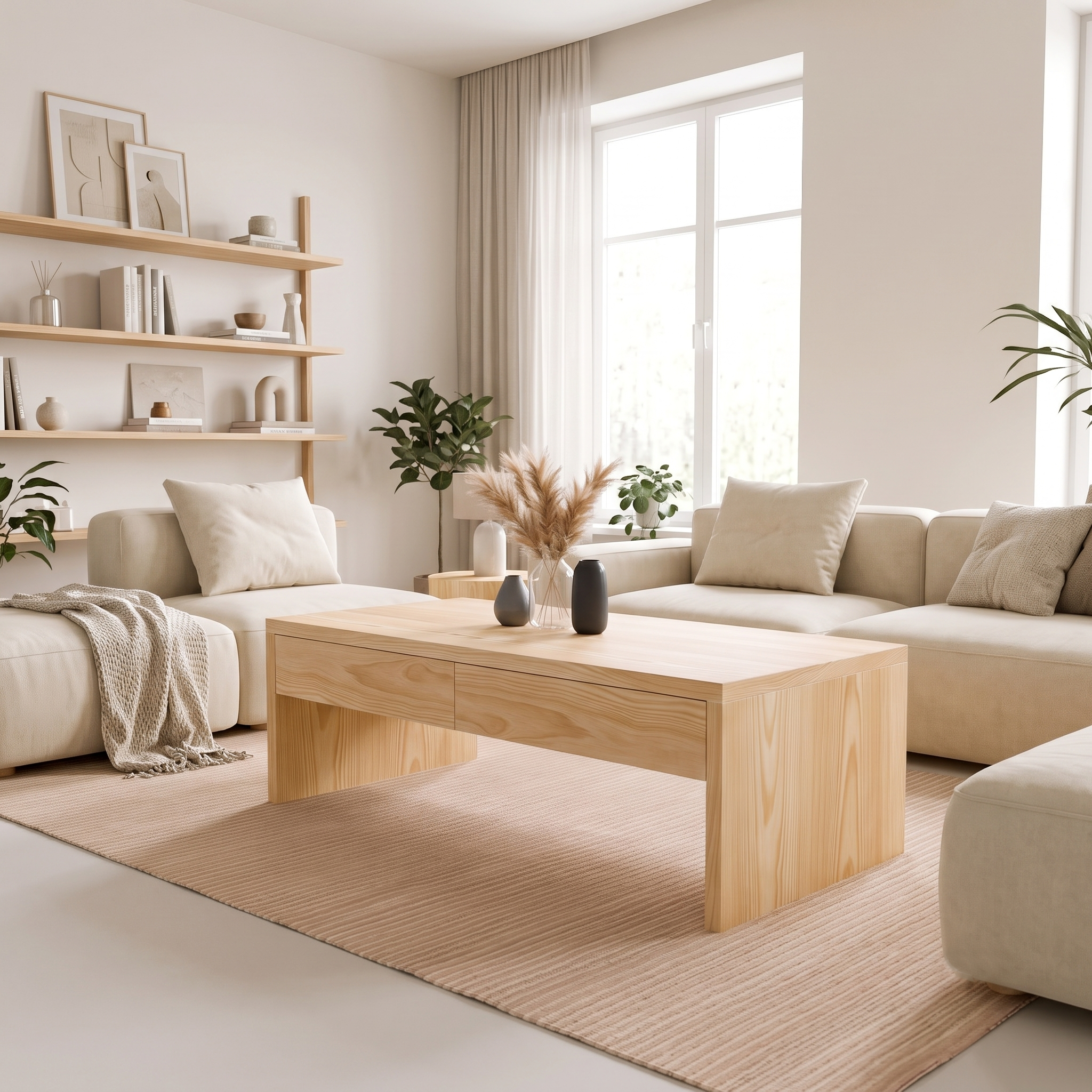 Couchtisch mit Schubladen