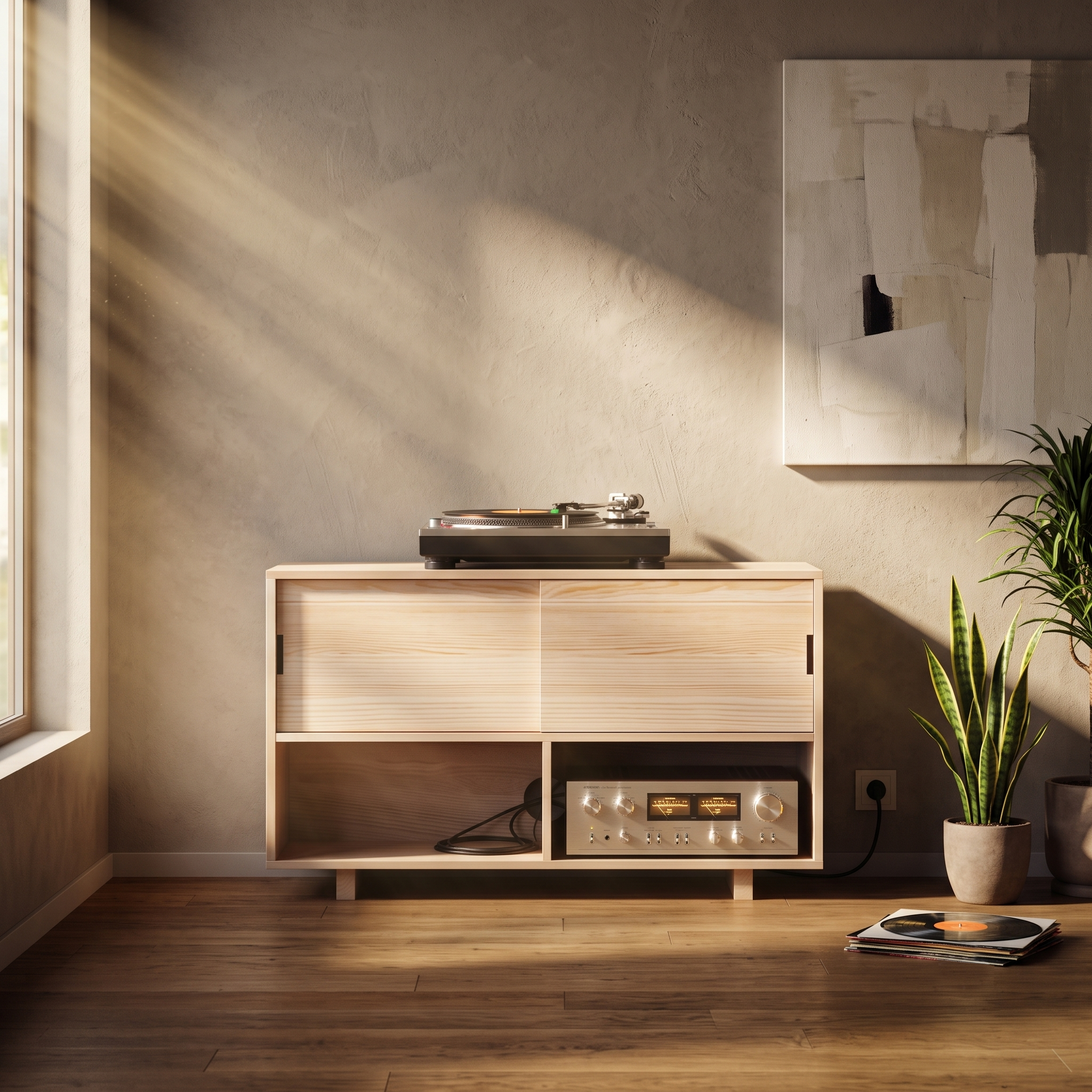 Buffet en bois massif M4