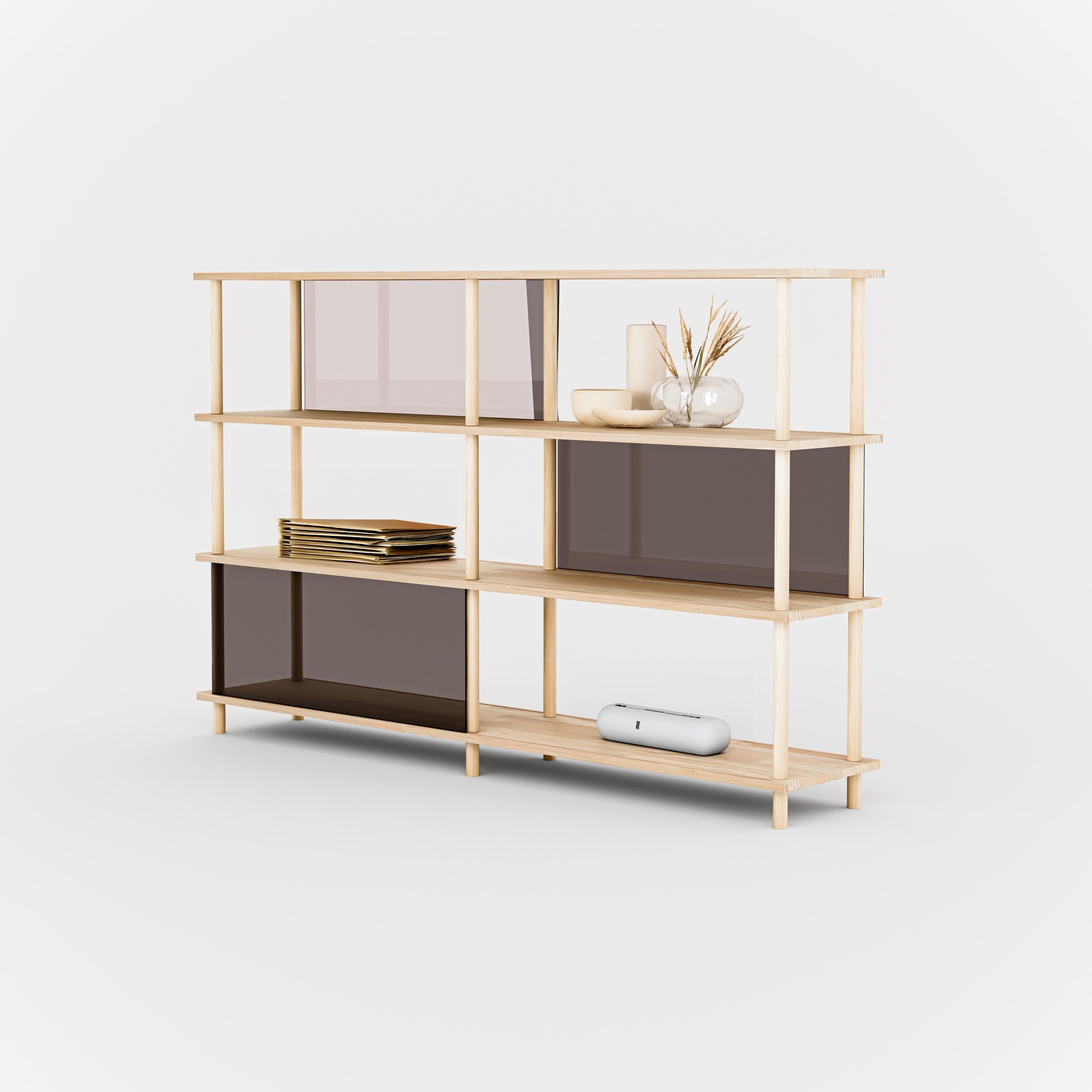 4-Tier Plexiglass Shelving Unit