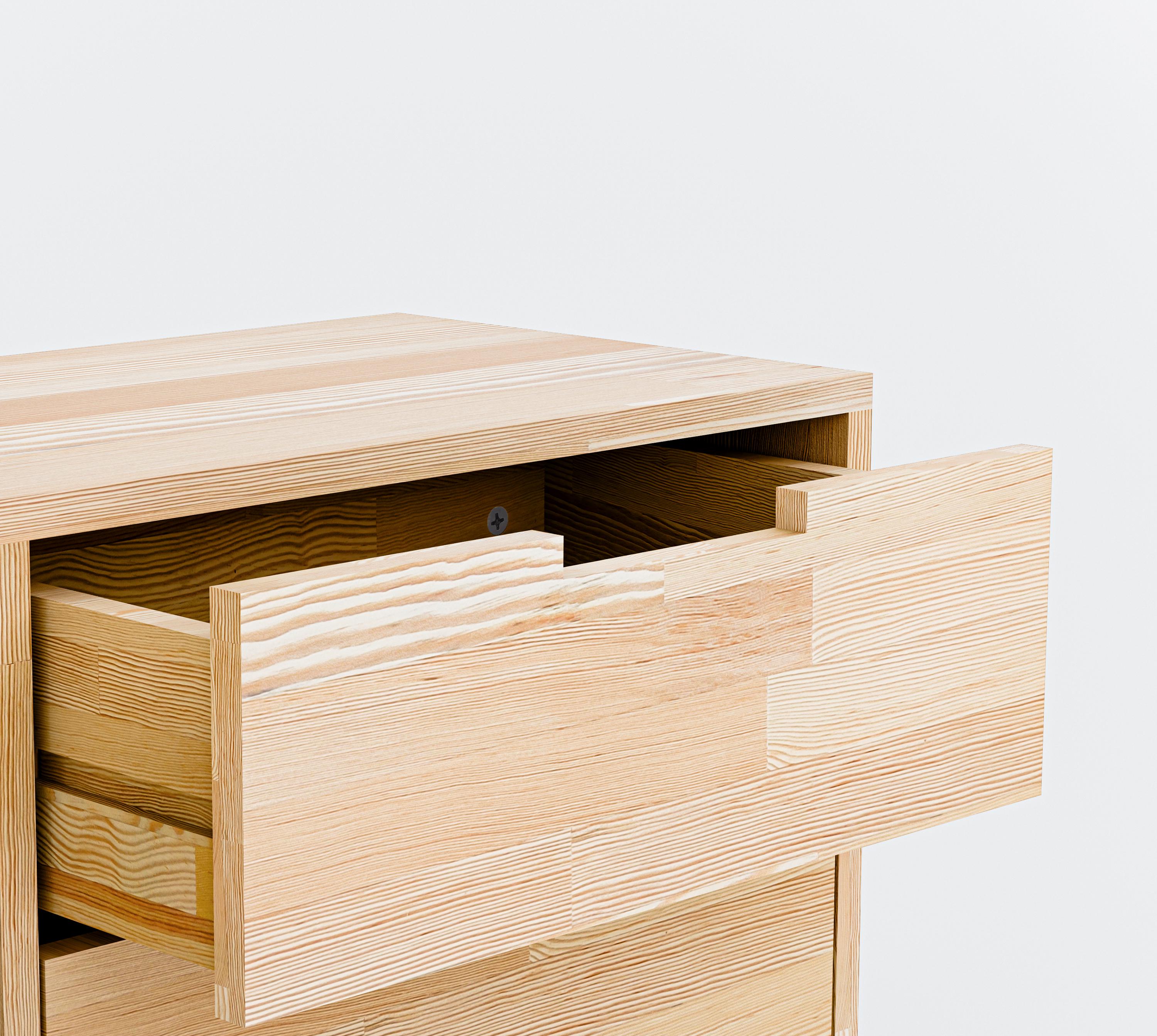Sideboard mit Schubladen aus Massivholz