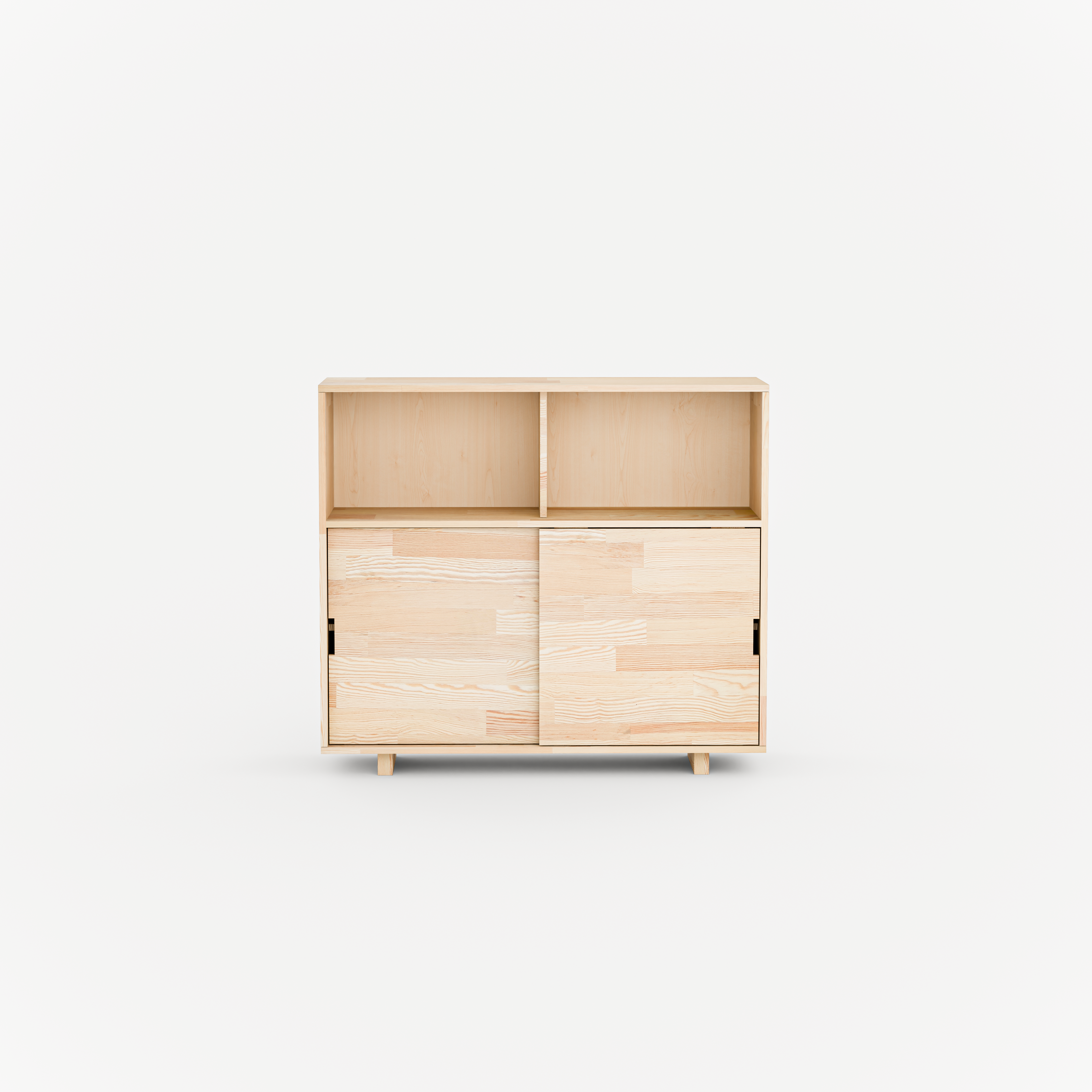 Hohes Sideboard aus Massivholz