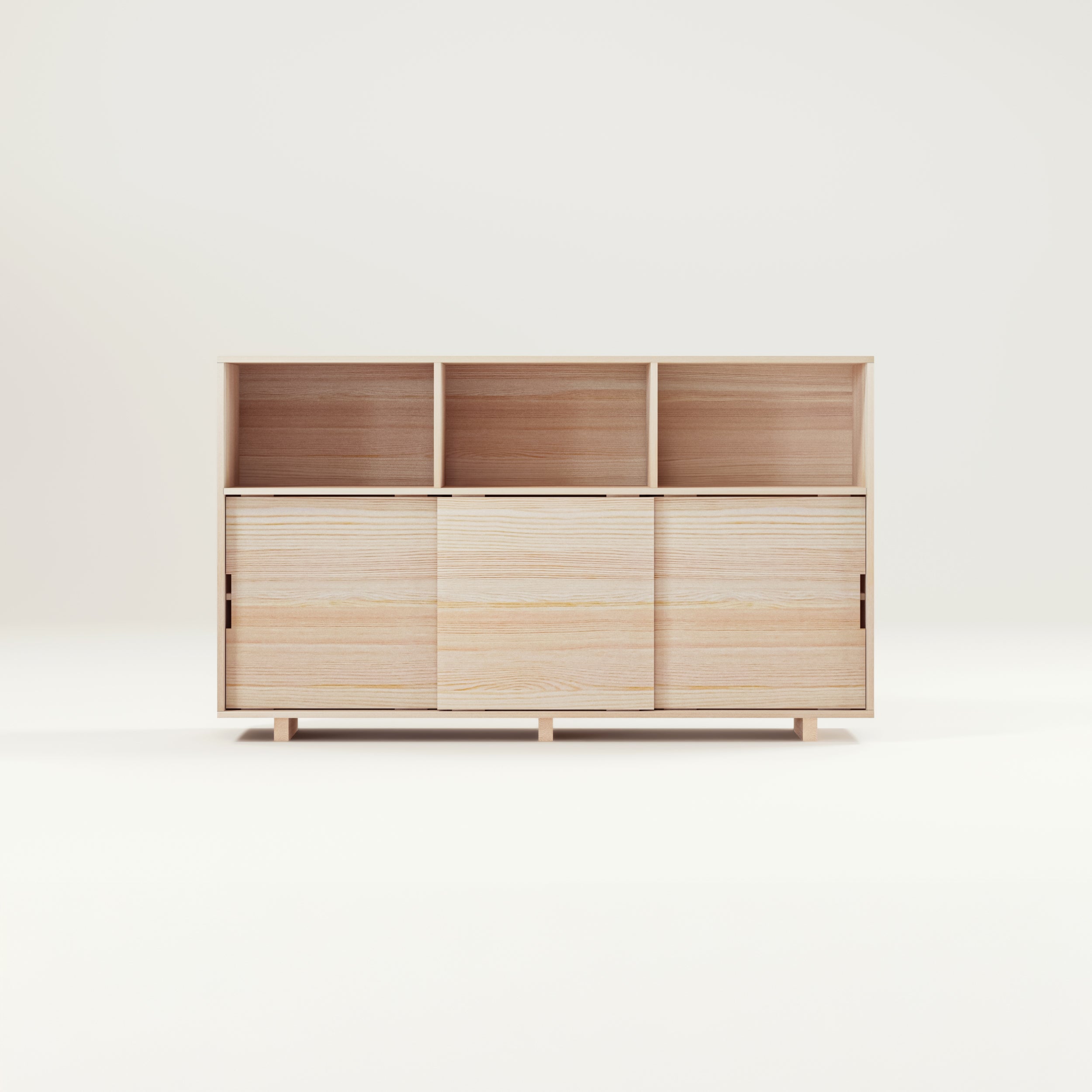 Hohes Sideboard aus Massivholz