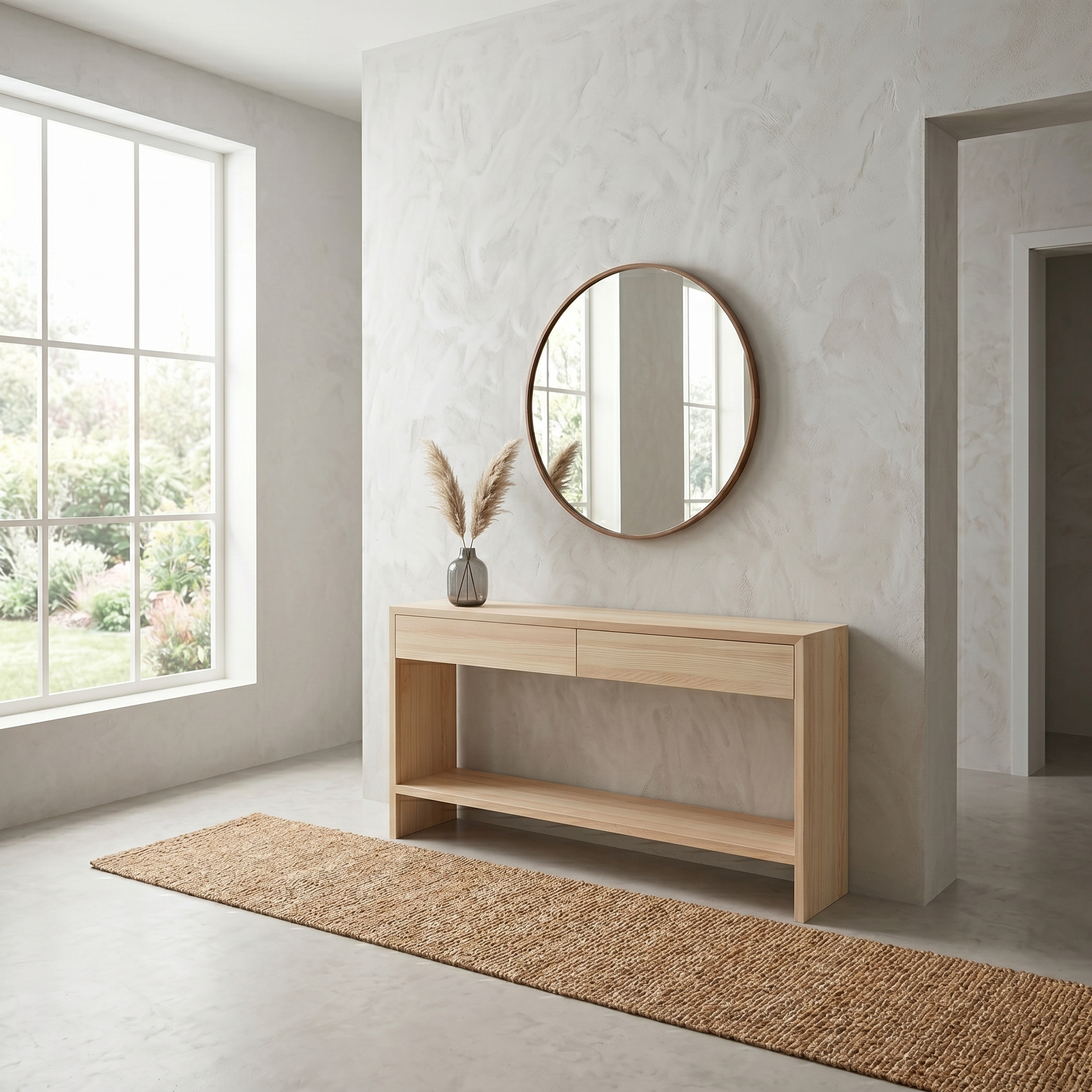 Solid Wood Console