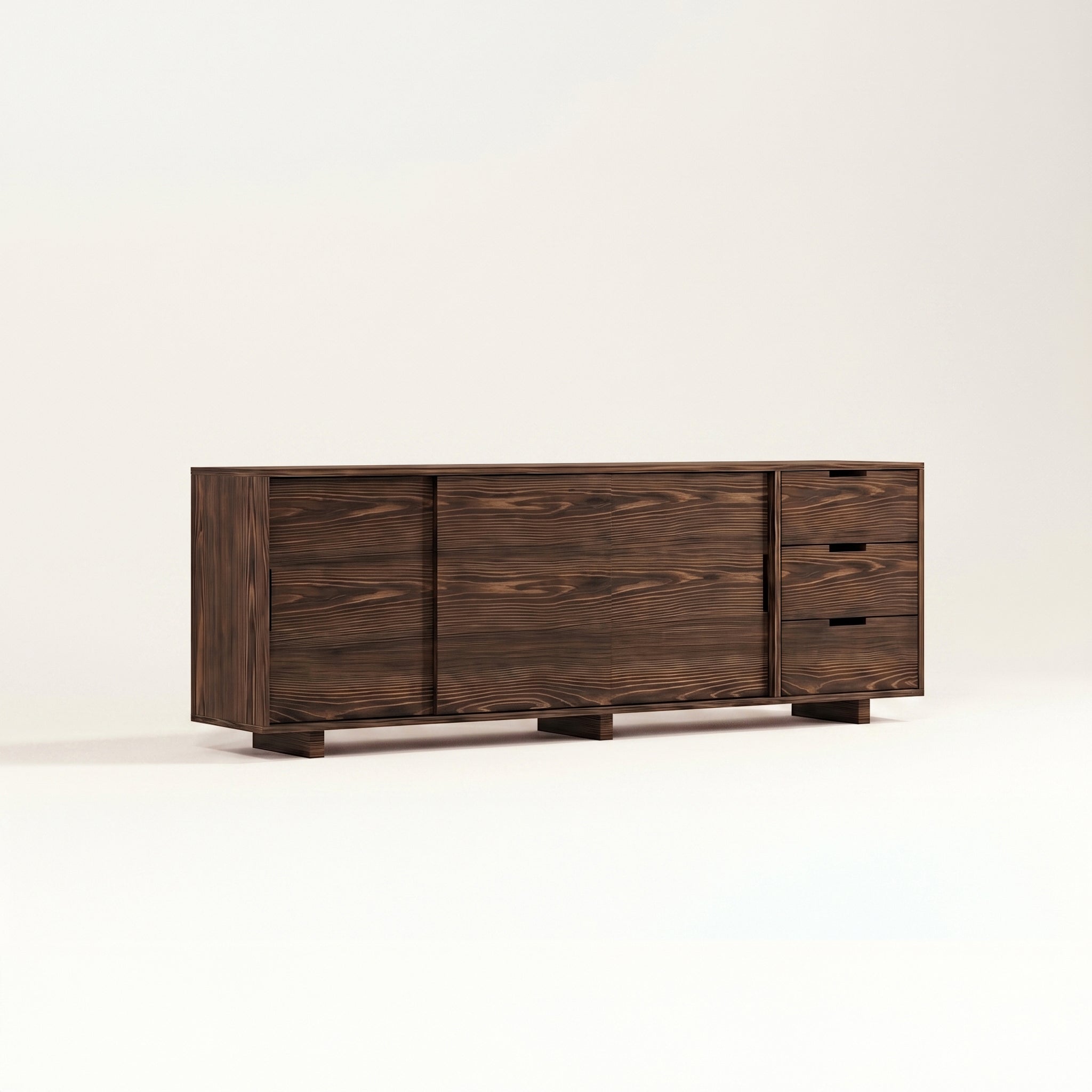 Sideboard mit Schubladen aus Massivholz