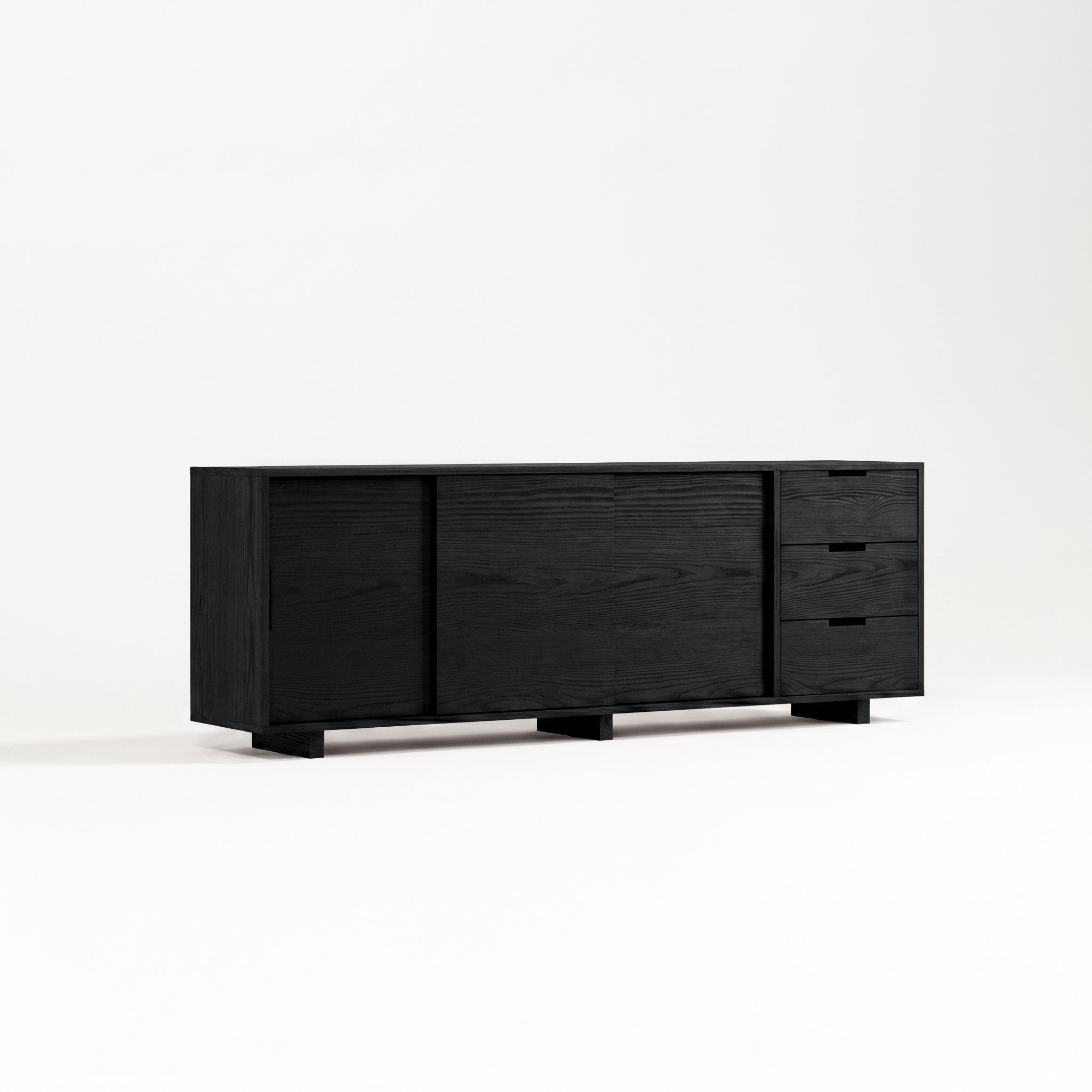 Sideboard mit Schubladen aus Massivholz