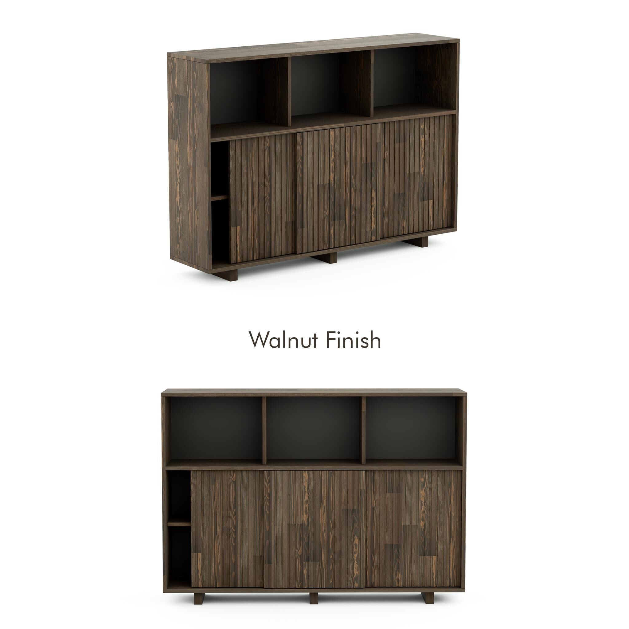 Hohes Sideboard aus Massivholz