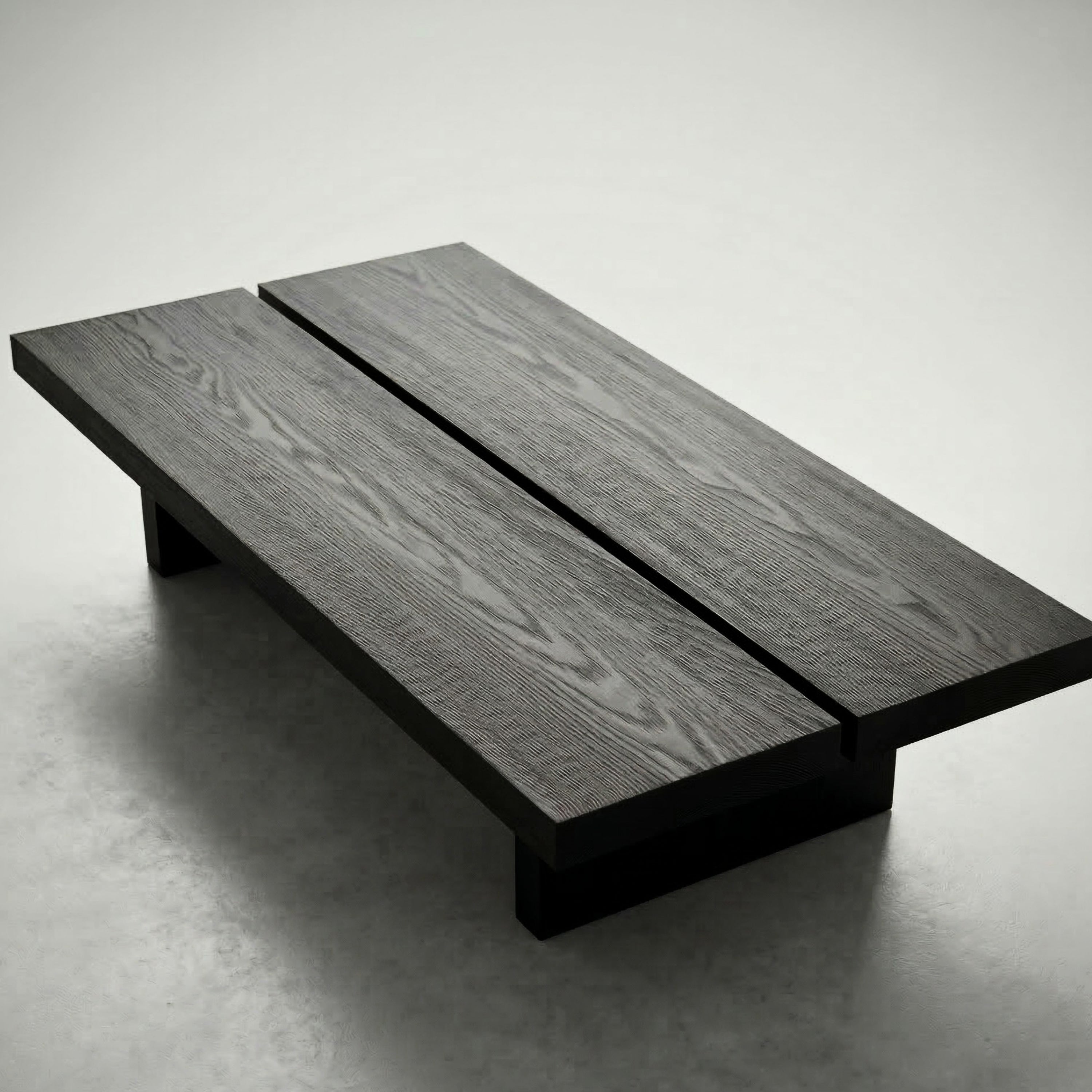 Table basse en bois massif